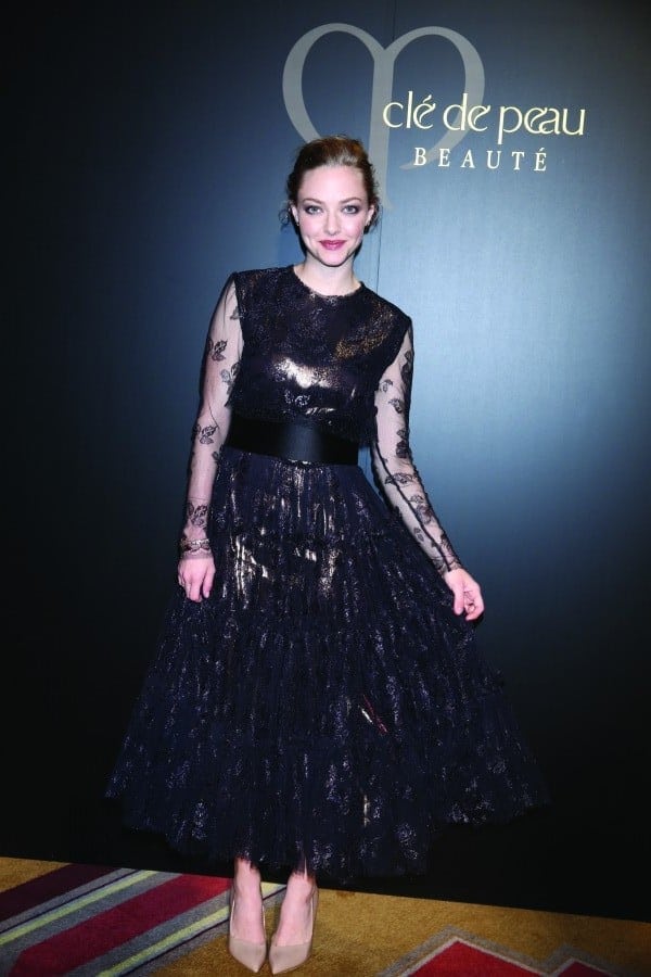 Amanda Seyfried Promotes Cle de peau BEAUTE 2014