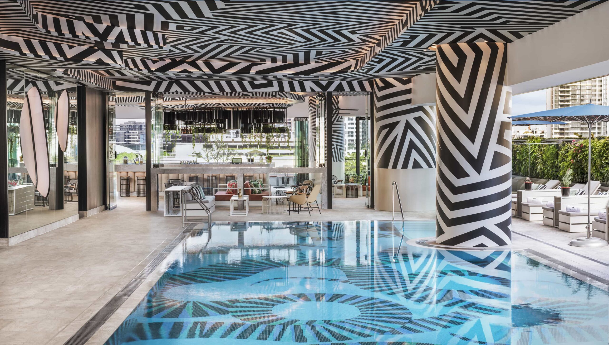 Float In Cinema at W Brisbane spend Halloween 2024 on the Wet Deck
