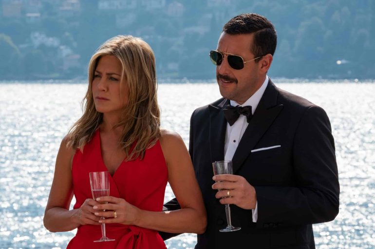Adam Sandler & Jennifer Aniston in Murder Mystery a modern whodunit