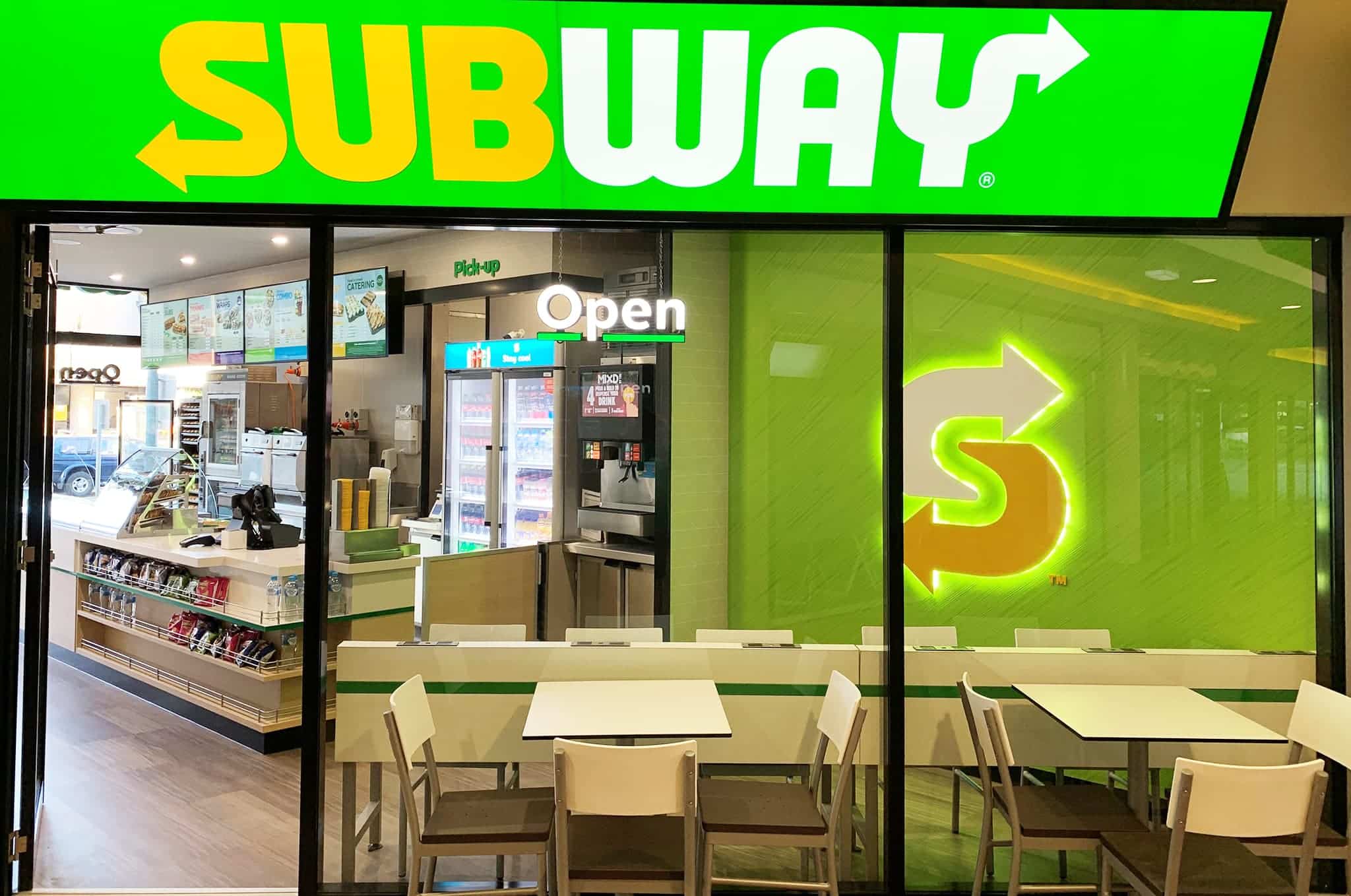 Buy one get one FREE today at Subway Beach Road