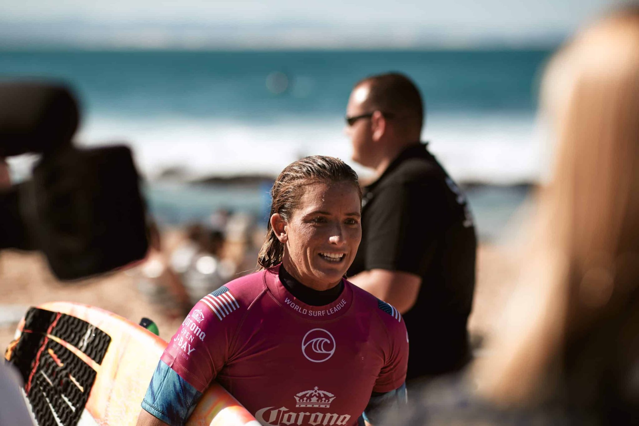 Lakey Peterson and Courtney Conlogue into J-Bay Quarterfinals