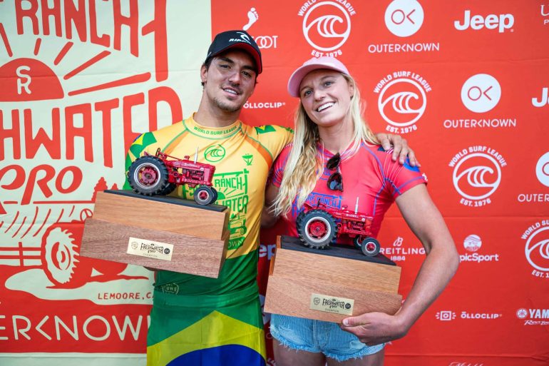 Lakey Peterson and Gabriel Medina Win Freshwater Pro