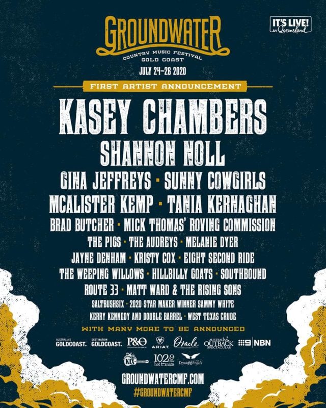 Groundwater Country Music Festival Glams it up with first lineup