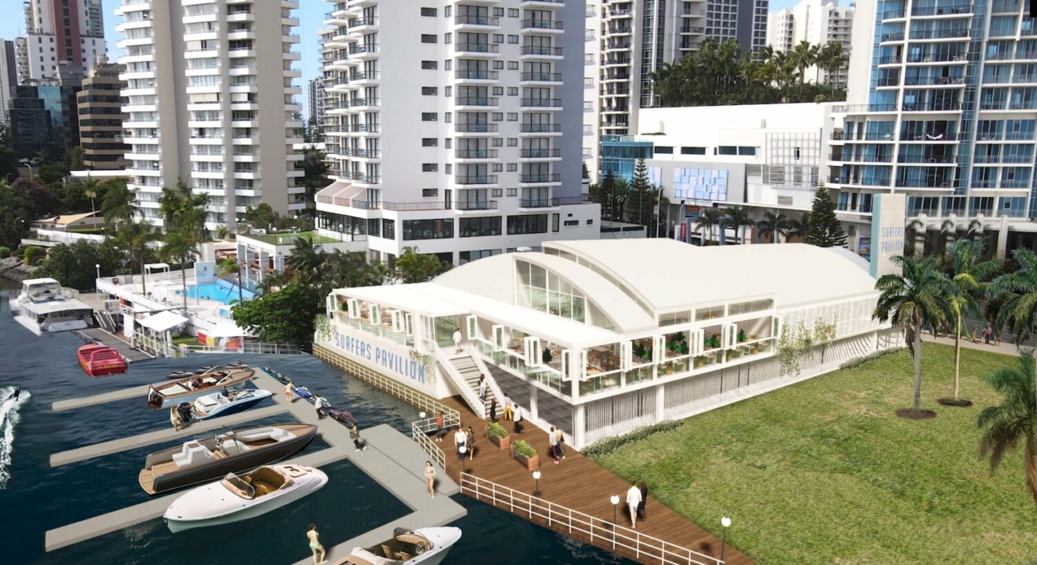 Surfers Pavilion a new waterfront oasis opening soon