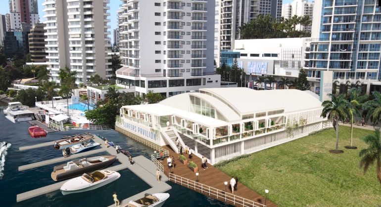 Surfers Pavilion a new waterfront oasis opening soon