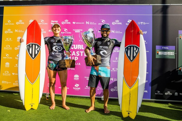 Carissa Moore and Italo Ferreira take out Rip Curl Newcastle Cup