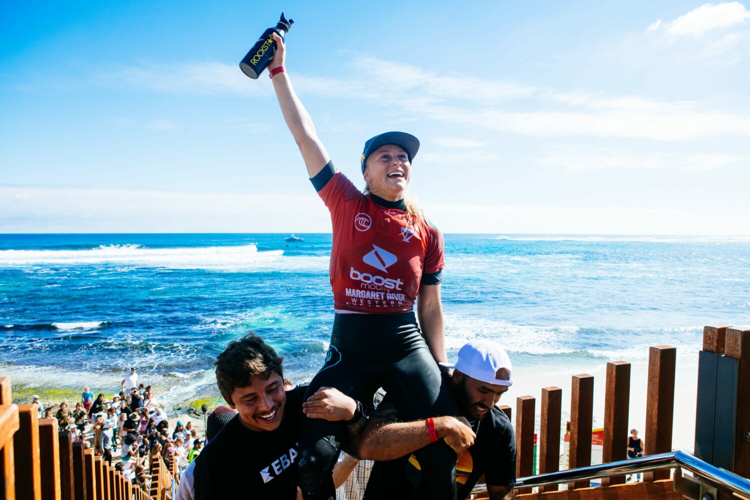 Tatiana Weston-Webb and Filipe Toledo victorious in Margaret River