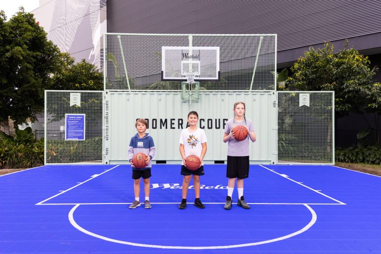 Westfield Coomera launches their own community Basketball Court