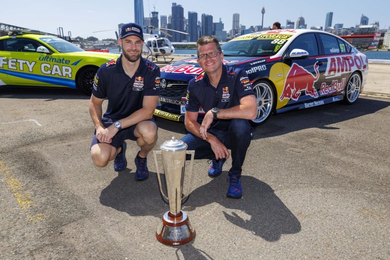 Defending Champions hand over Peter Brock Trophy ahead of Great Race