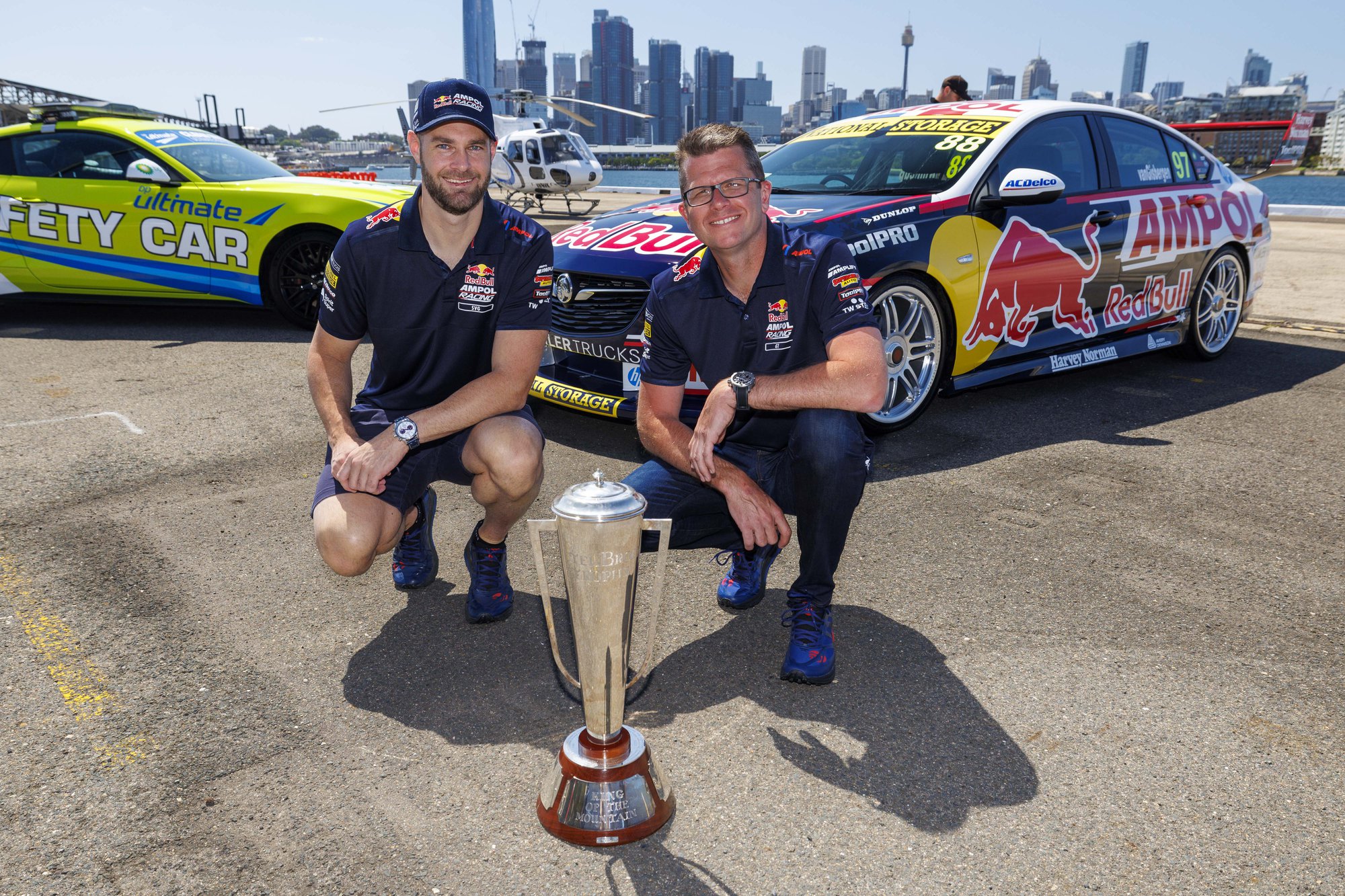 Defending Champions hand over Peter Brock Trophy ahead of Great Race