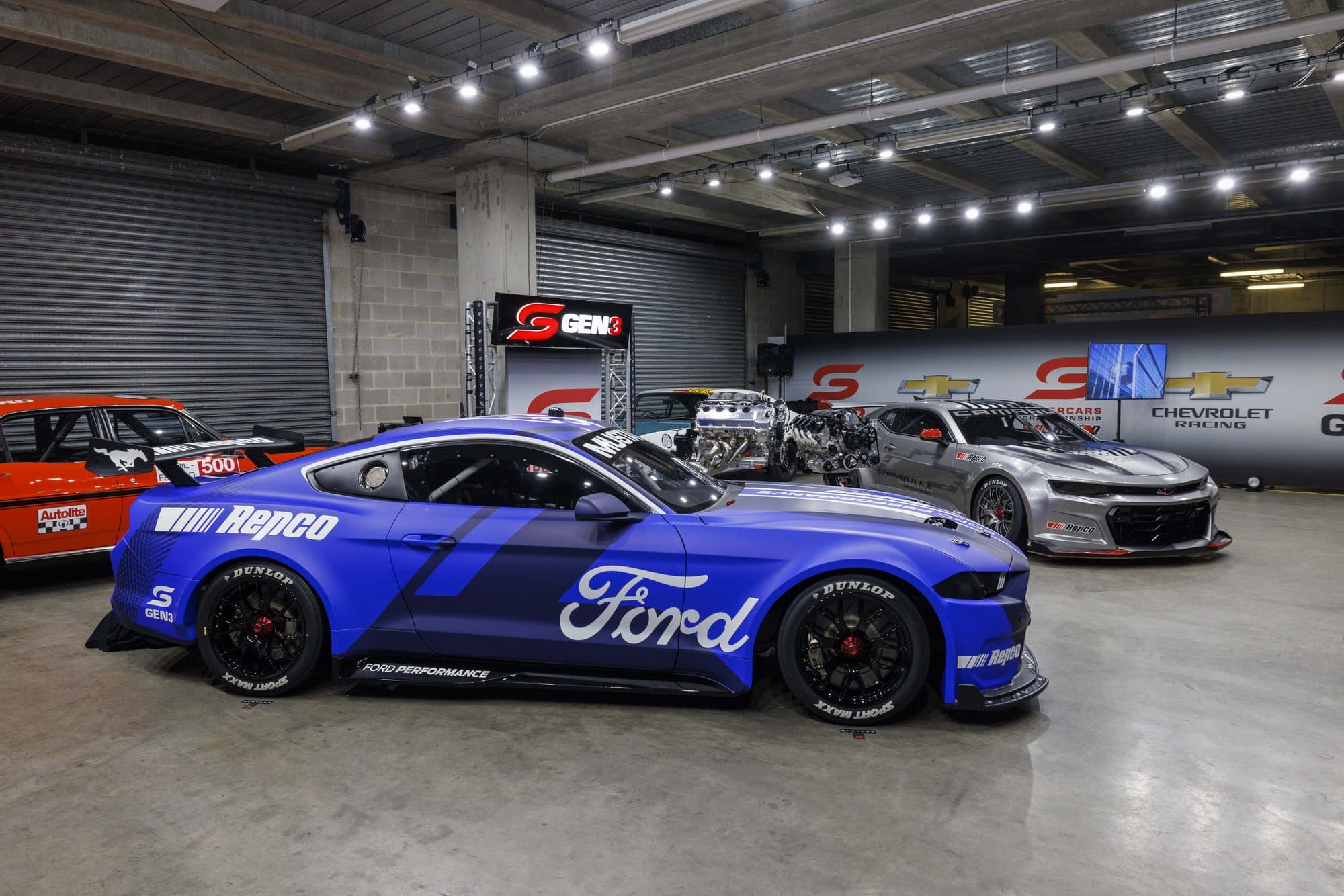 First look at Gen3 Supercars the new Camaro and Mustang