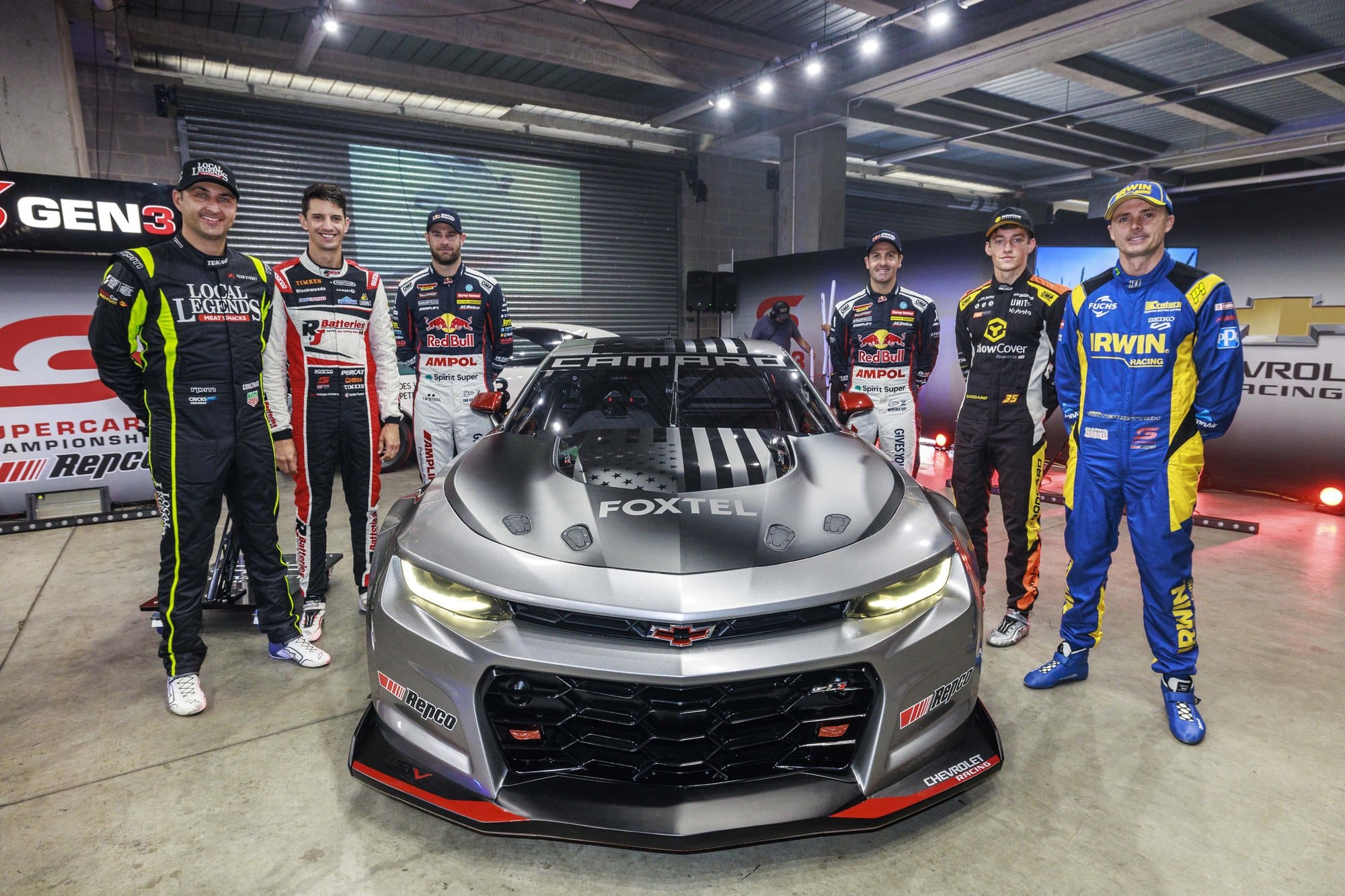 First look at Gen3 Supercars the new Camaro and Mustang
