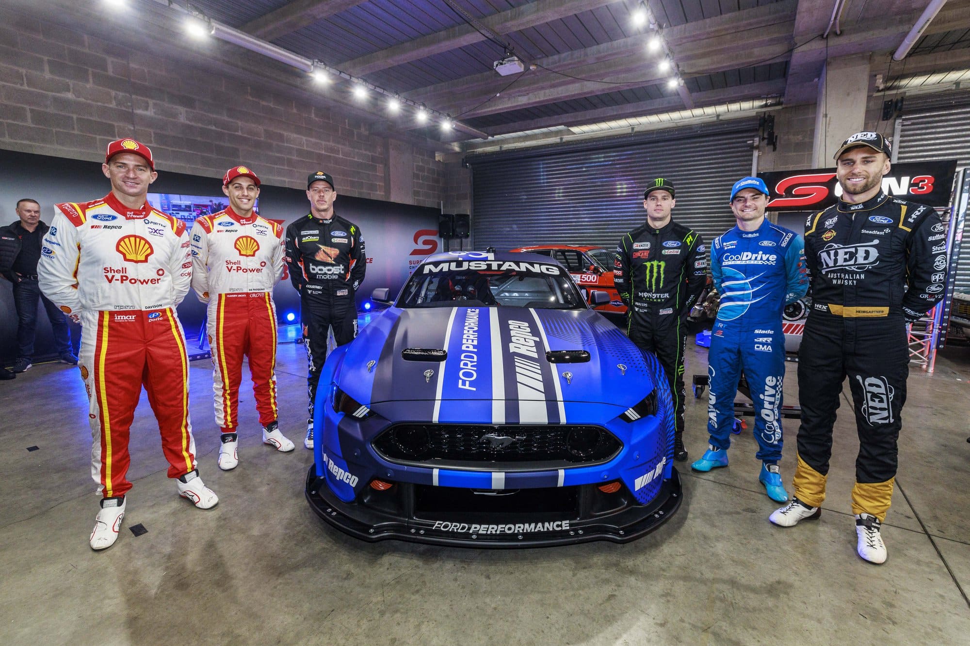 First look at Gen3 Supercars the new Camaro and Mustang