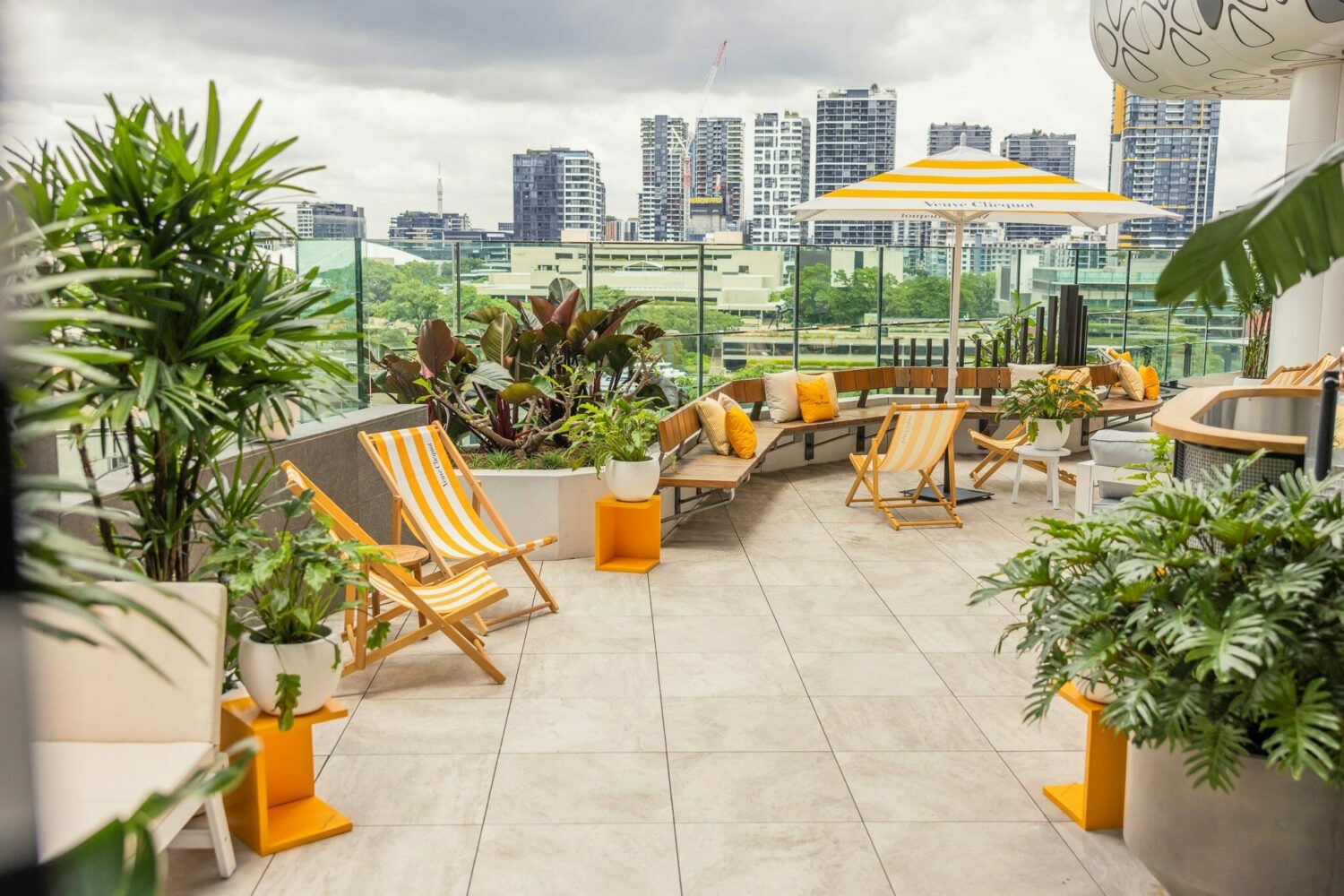 Spend your Sunday poolside sipping Veuve Clicquot at W Brisbane